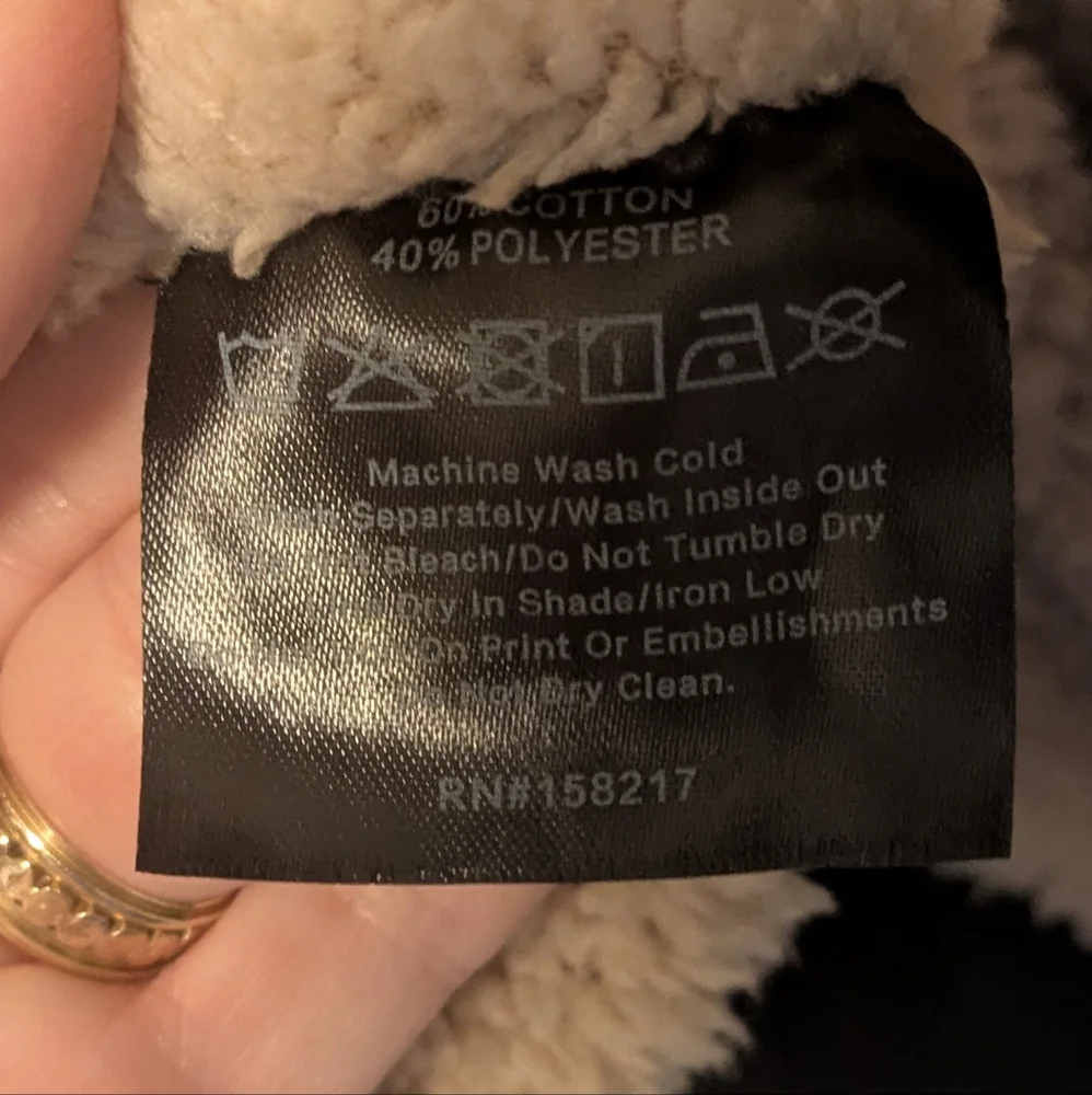 Rudolph Black Fleece-Lined Zip-Up Hoodie - Picture 7 of 7